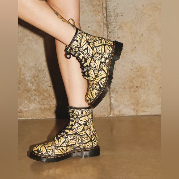 Dr. Martens Shoes - Dr. Martens 1460 Butterfly Print Boots